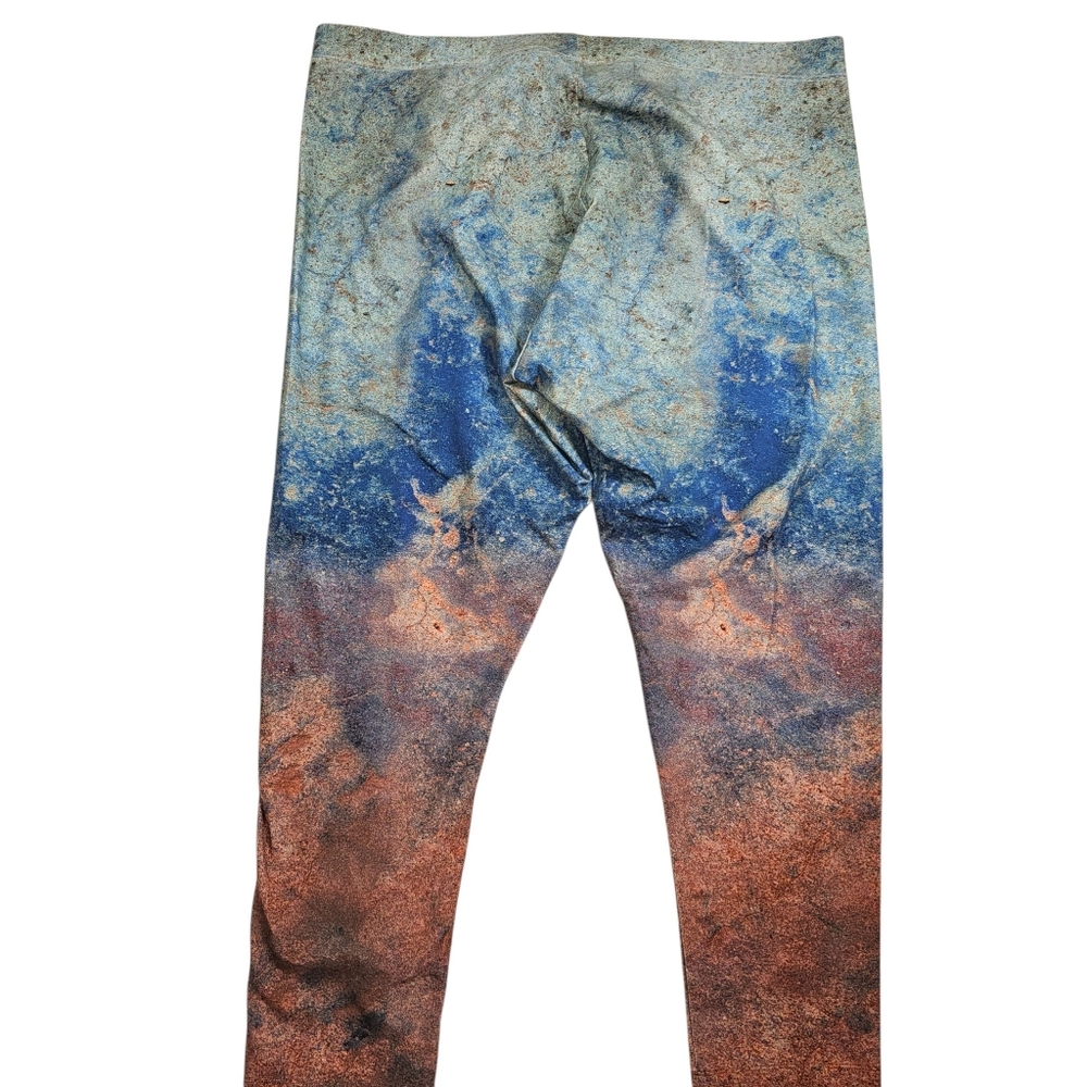 Soft Surroundings Tie DyeCropped Leggings In 2X - Picture 3 of 6